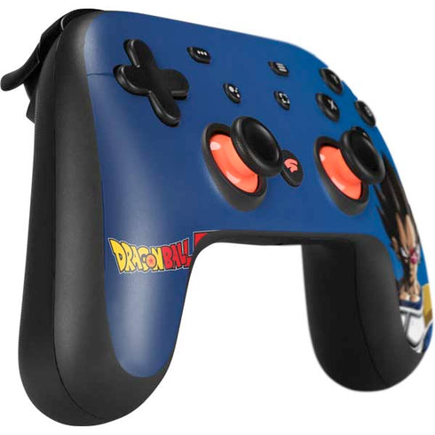 Dragon Ball Z Vegeta Portrait Google Stadia Controller Skin