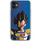 Dragon Ball Z Vegeta Portrait iPhone 11 Clear Case
