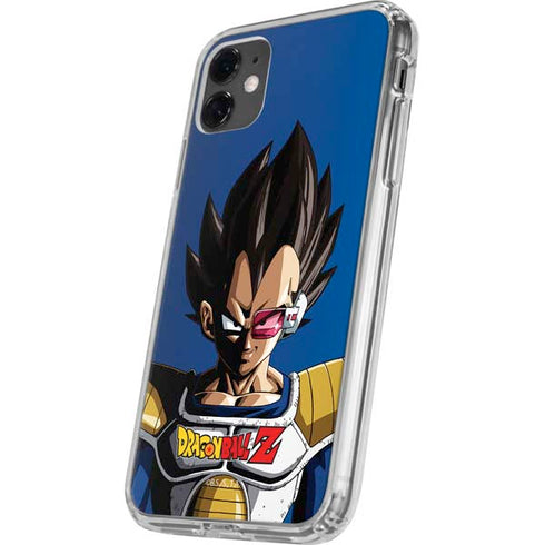 Dragon Ball Z Vegeta Portrait iPhone 11 Clear Case