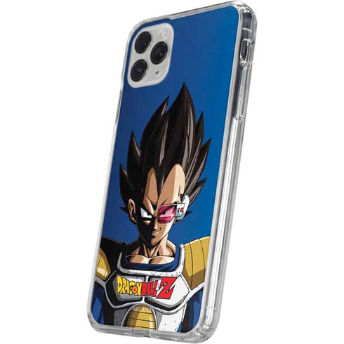 Dragon Ball Z Vegeta Portrait iPhone 11 Pro Clear Case