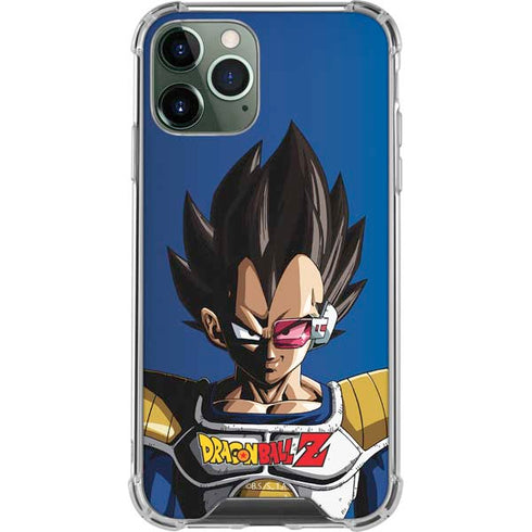 Dragon Ball Z Vegeta Portrait iPhone 11 Pro Max Clear Case