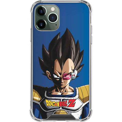 Dragon Ball Z Vegeta Portrait iPhone 12 Pro Clear Case