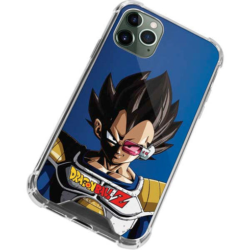 Dragon Ball Z Vegeta Portrait iPhone 12 Pro Clear Case