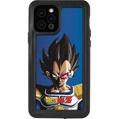 Dragon Ball Z Vegeta Portrait iPhone 12 Pro Waterproof Case