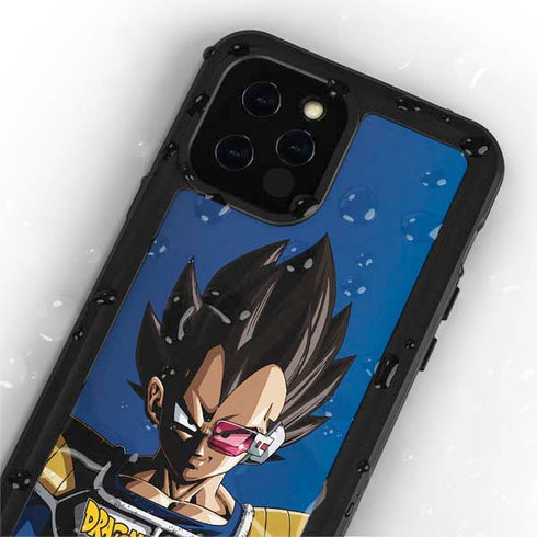 Dragon Ball Z Vegeta Portrait iPhone 12 Pro Waterproof Case