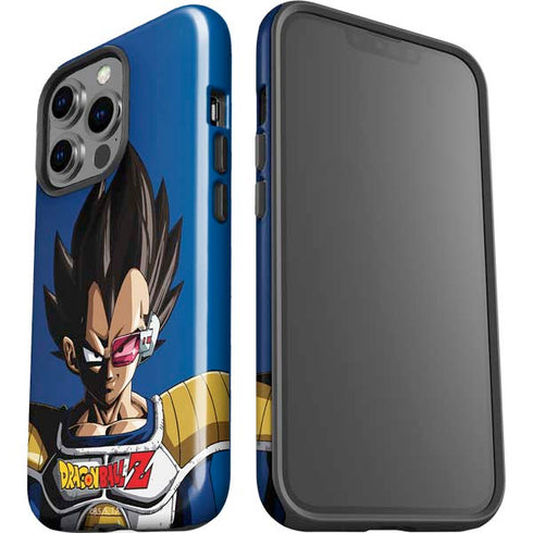 Dragon Ball Z Vegeta Portrait iPhone 14 Pro Impact Case