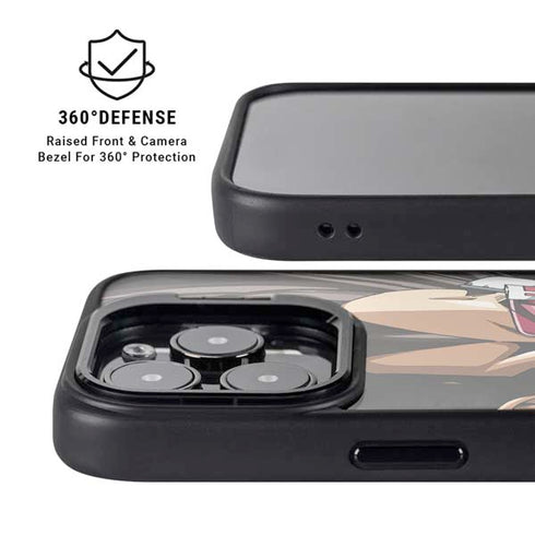 Dragon Ball Z Vegeta Portrait iPhone 14 Pro Kickstand Case