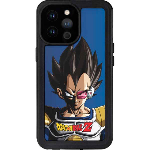 Dragon Ball Z Vegeta Portrait iPhone 14 Pro Max Waterproof Case
