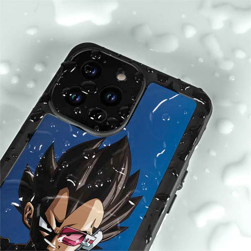 Dragon Ball Z Vegeta Portrait iPhone 14 Pro Max Waterproof Case