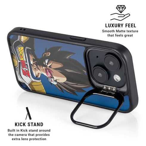 Dragon Ball Z Vegeta Portrait iPhone 15 Kickstand Case