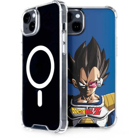 Dragon Ball Z Vegeta Portrait iPhone 15 MagSafe Case