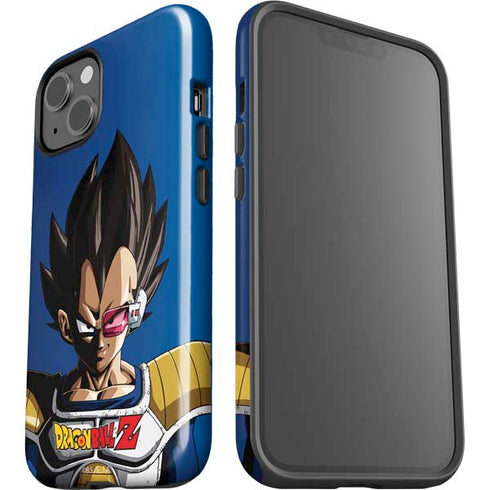 Dragon Ball Z Vegeta Portrait iPhone 15 Plus Impact Case