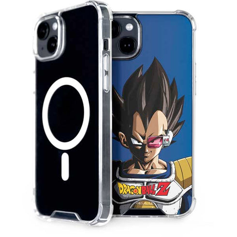 Dragon Ball Z Vegeta Portrait iPhone 15 Plus MagSafe Case