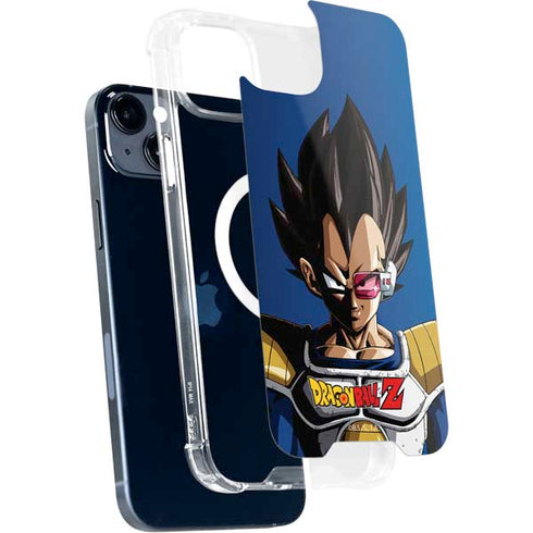 Dragon Ball Z Vegeta Portrait iPhone 15 Plus MagSafe Case