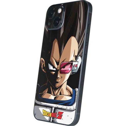 Dragon Ball Z Vegeta Portrait iPhone 15 Plus Skin