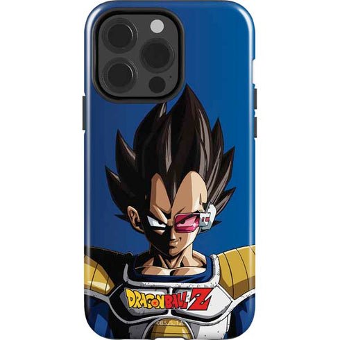Dragon Ball Z Vegeta Portrait iPhone 15 Pro Impact Case