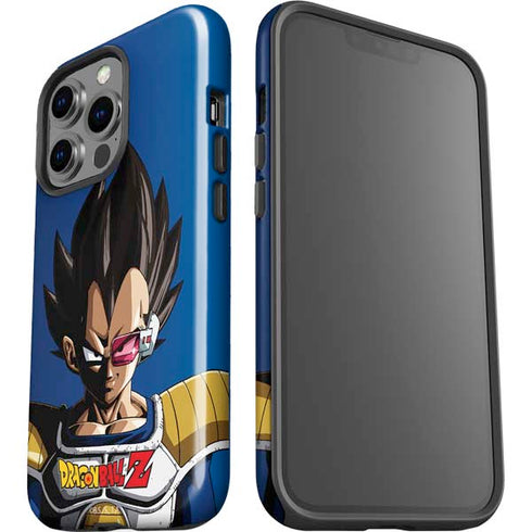 Dragon Ball Z Vegeta Portrait iPhone 15 Pro Impact Case