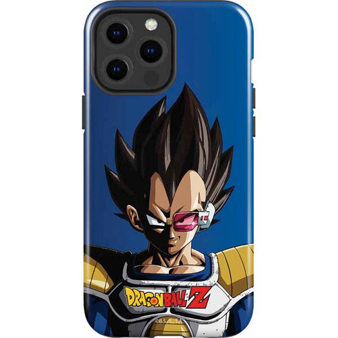 Dragon Ball Z Vegeta Portrait iPhone 15 Pro Max Impact Case