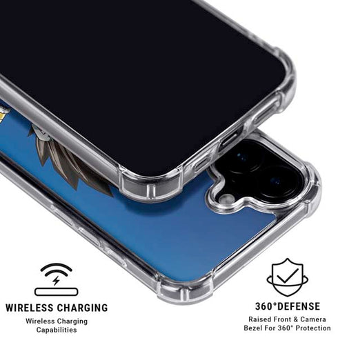 Dragon Ball Z Vegeta Portrait iPhone 16 Clear Case