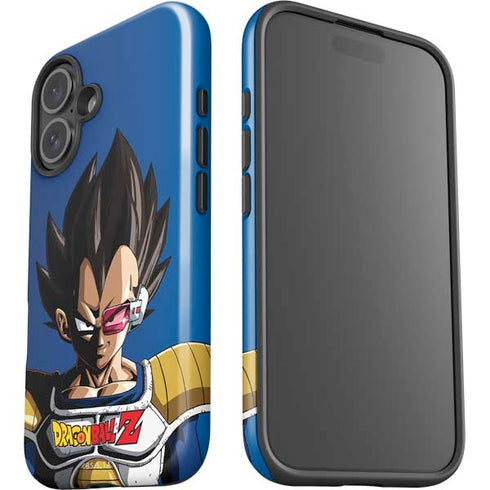 Dragon Ball Z Vegeta Portrait iPhone 16 Plus Impact Case