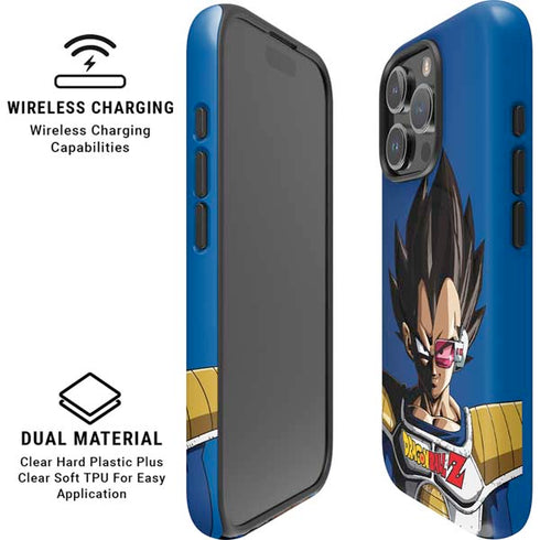 Dragon Ball Z Vegeta Portrait iPhone 16 Pro Max Magsafe Impact Case