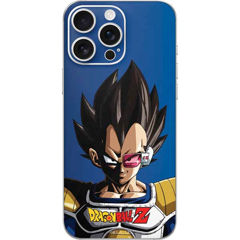 Dragon Ball Z Vegeta Portrait iPhone 16 Pro Max Skin