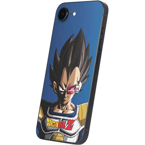 Dragon Ball Z Vegeta Portrait iPhone 16e Skin