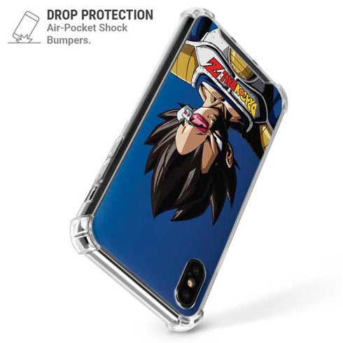 Dragon Ball Z Vegeta Portrait iPhone XS Max Clear Case