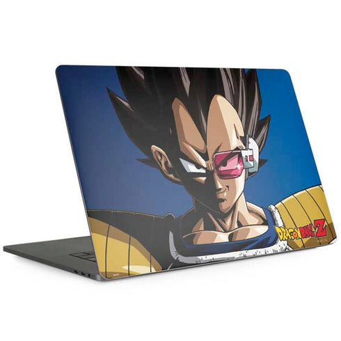 Dragon Ball Z Vegeta Portrait MacBook Skins