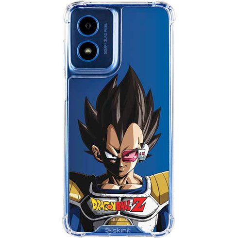 Dragon Ball Z Vegeta Portrait Moto G 5G (2024) Clear Case