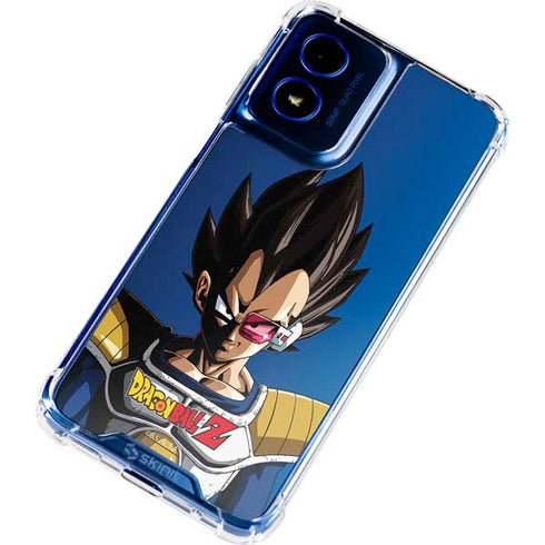 Dragon Ball Z Vegeta Portrait Moto G 5G (2024) Clear Case