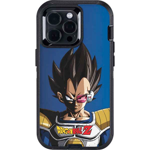 Dragon Ball Z Vegeta Portrait Otterbox Defender iPhone Skin