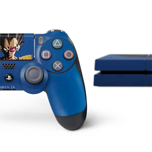 Dragon Ball Z Vegeta Portrait PS4 Console and Controller Bundle Skin