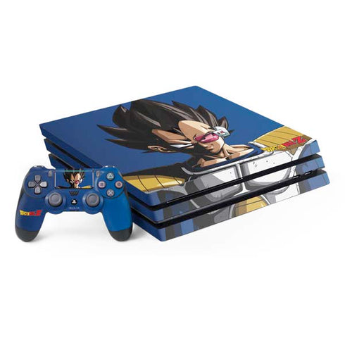 Dragon Ball Z Vegeta Portrait PS4 Pro Bundle Skin