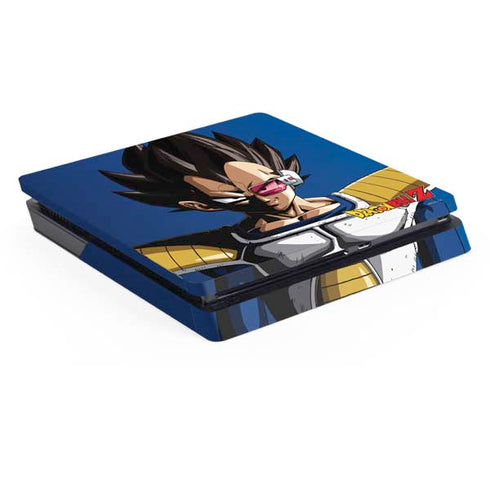 Dragon Ball Z Vegeta Portrait PS4 Slim Skin