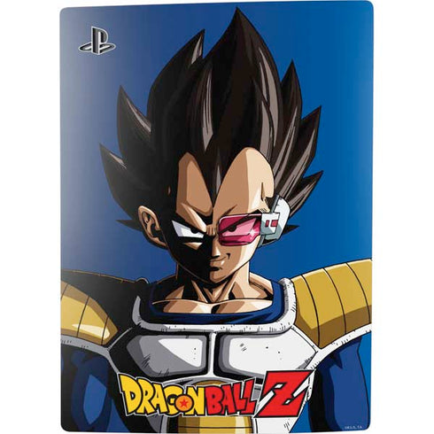 Dragon Ball Z Vegeta Portrait PS5 Bundle Skin