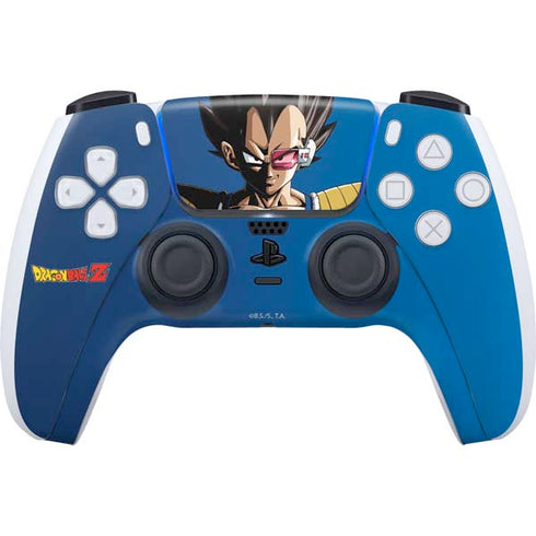 Dragon Ball Z Vegeta Portrait PS5 Controller Skin