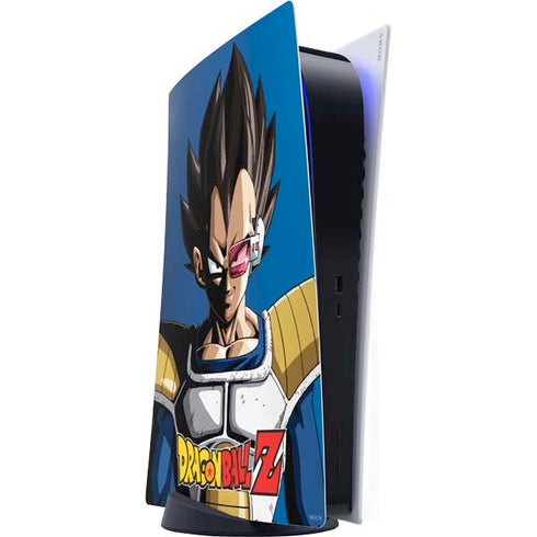 Dragon Ball Z Vegeta Portrait PlayStation PS5 Skins