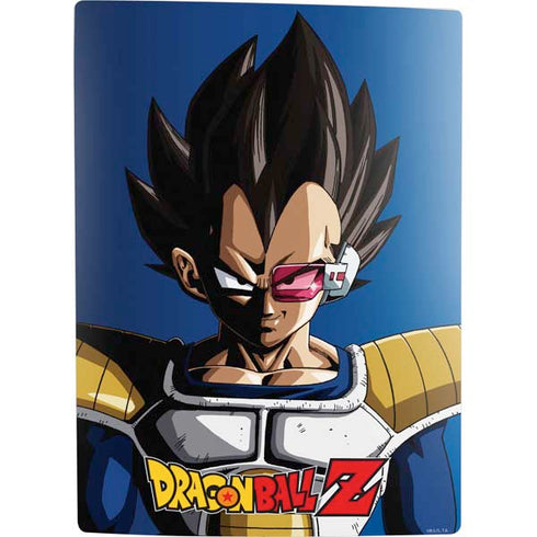Dragon Ball Z Vegeta Portrait PS5 Digital Edition Console Skin