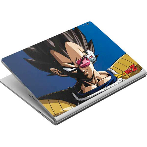 Dragon Ball Z Vegeta Portrait Surface Book Skin