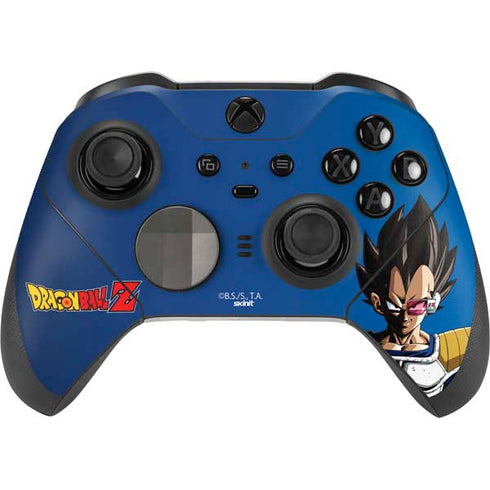 Dragon Ball Z Vegeta Portrait Xbox Elite Wireless Controller Series 2 Skin