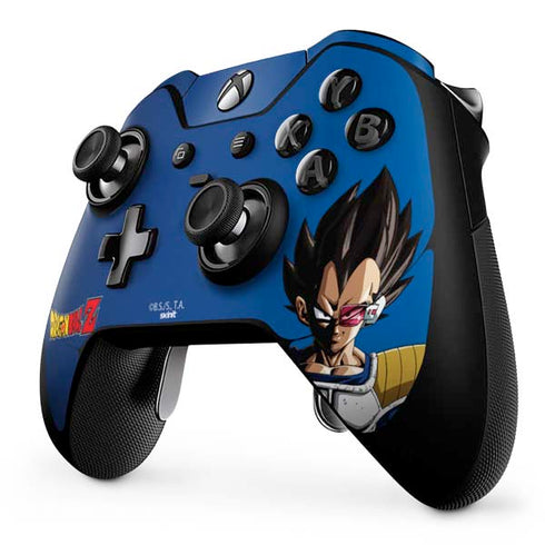 Dragon Ball Z Vegeta Portrait Xbox One Elite Controller Skin