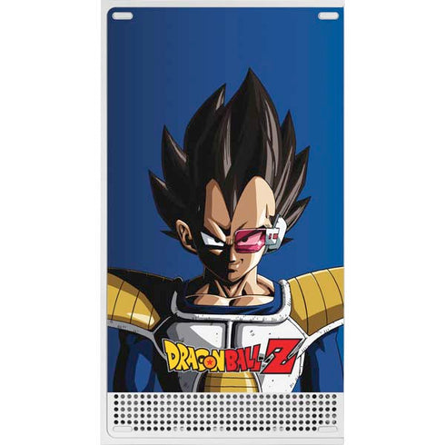 Dragon Ball Z Vegeta Portrait Xbox Series S Bundle Skin