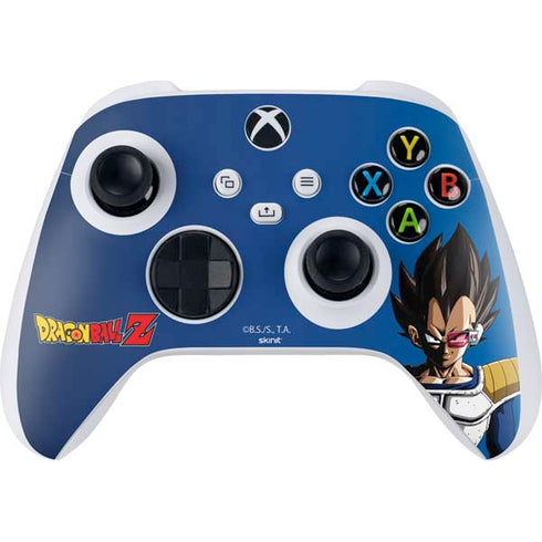 Dragon Ball Z Vegeta Portrait Xbox Series S Controller Skin