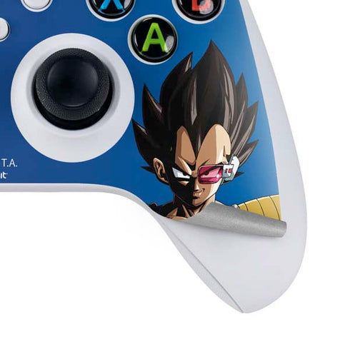 Dragon Ball Z Vegeta Portrait Xbox Series S Controller Skin
