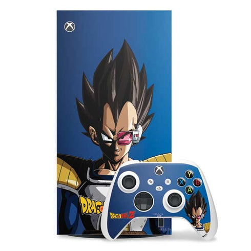 Dragon Ball Z Vegeta Portrait XBox Series X Digital Edition Bundle Skin
