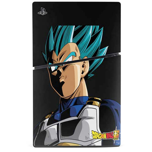Dragon Ball Super Vegeta PS5 Slim Disk Bundle Skin