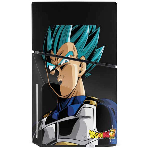 Dragon Ball Super Vegeta PS5 Slim Disk Bundle Skin