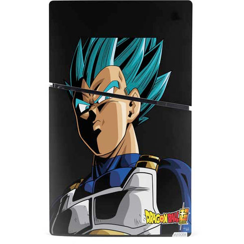 Dragon Ball Super Vegeta PS5 Slim Digital Edition Console Skin