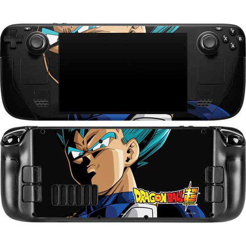 Dragon Ball Super Vegeta Steam Deck Handheld Gaming Computer OLED Skin